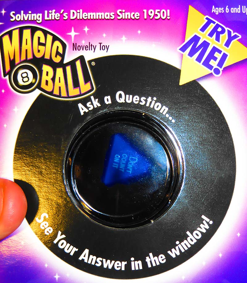 La Boule Magique 8, posez lui votre question